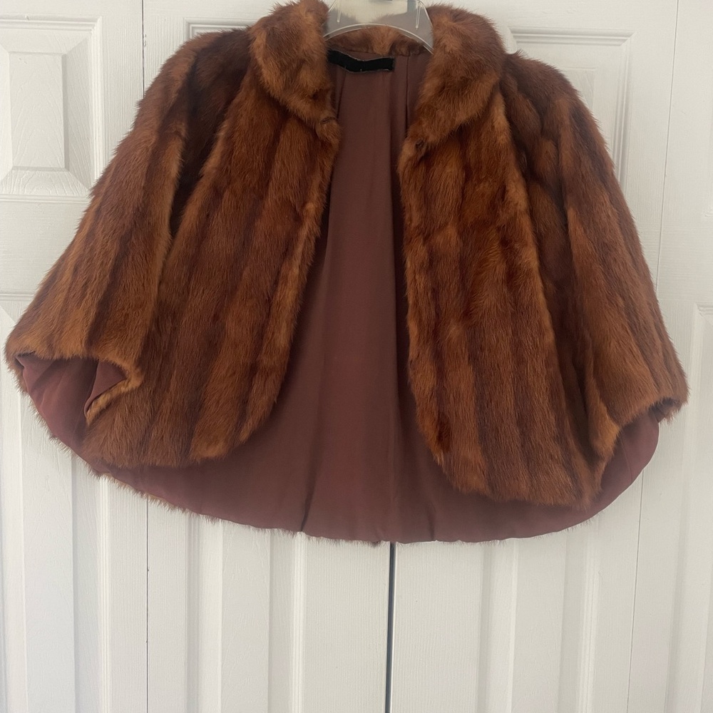 Vintage Fur Cape